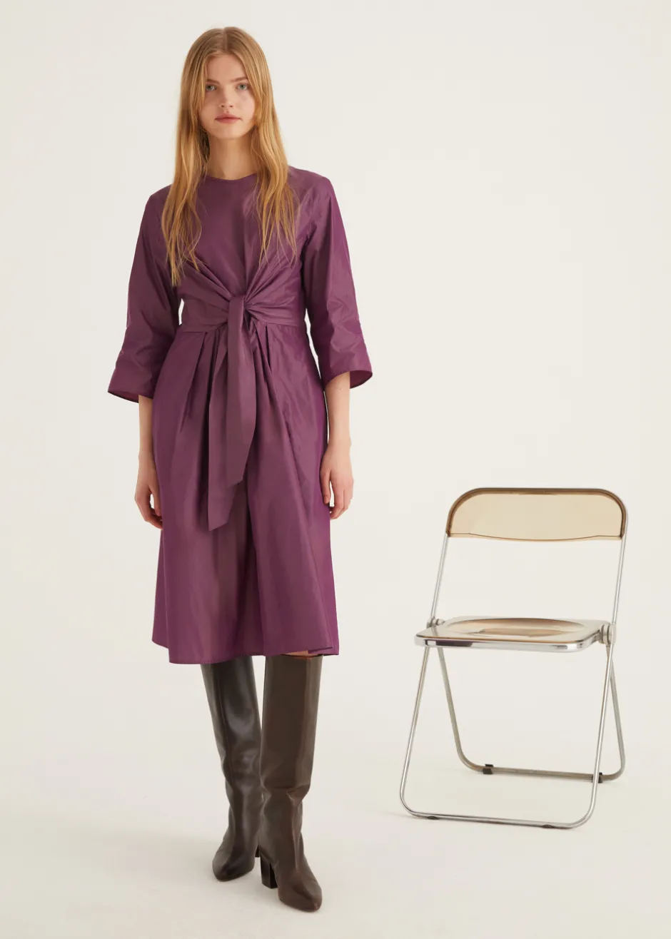 Robes | Rosso35 Robe avec noeud sur la taille